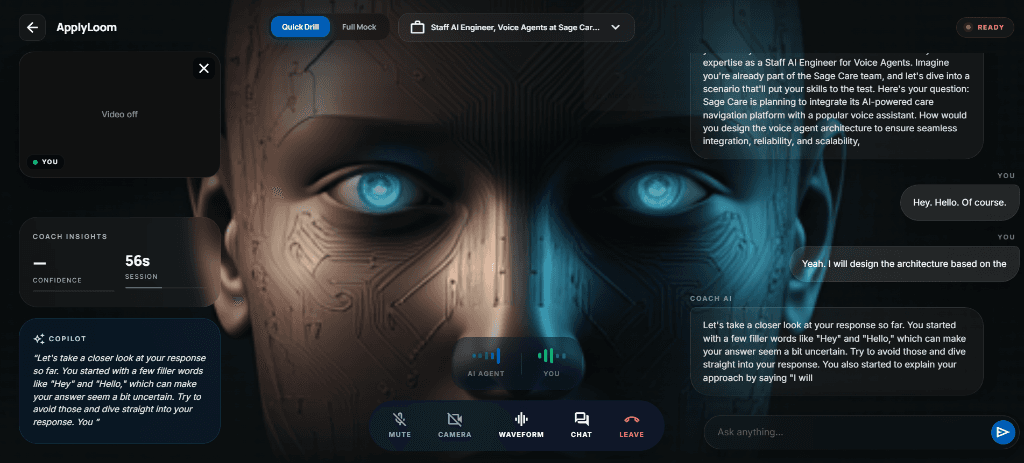 AI Interview Coach UI