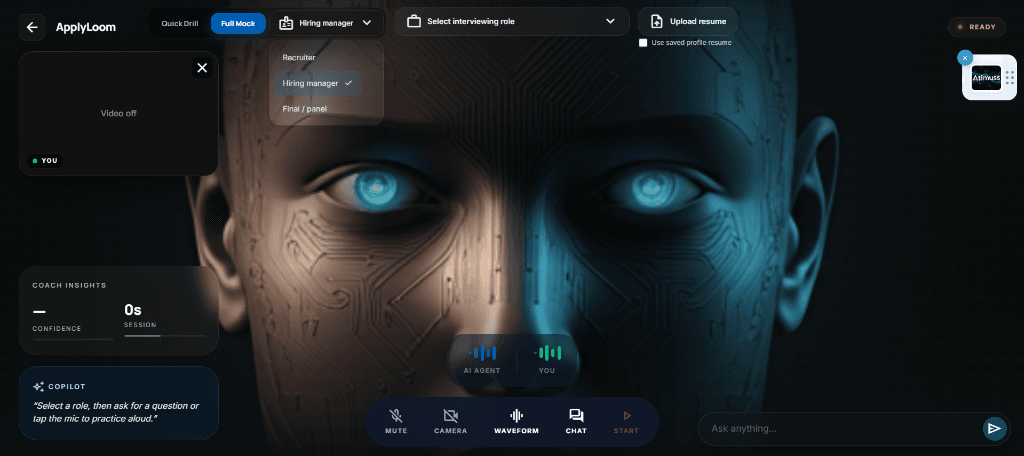 Full Mock Interview UI